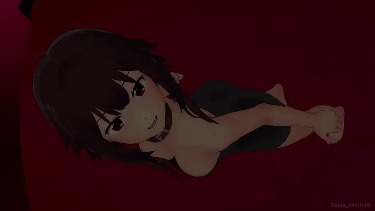 A mágica gostosa Megumin quer foder depois do banho (hentai) (versão adulta)