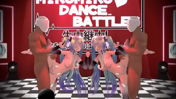 Mikus do Append em MMD Battle (With SEX) LAMB por [バ ッ チ モ]