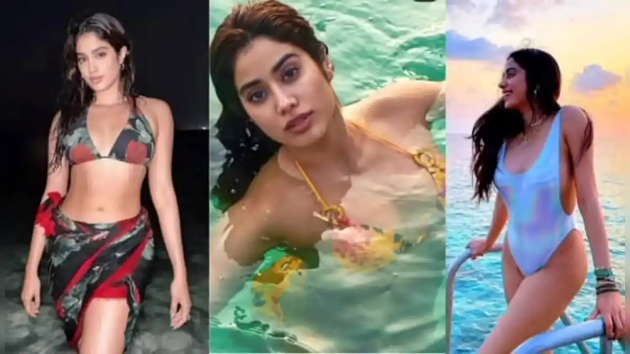 A atriz estrela de Bollywood Janhiv Kapoor mais recente sessão de fotos de tendências