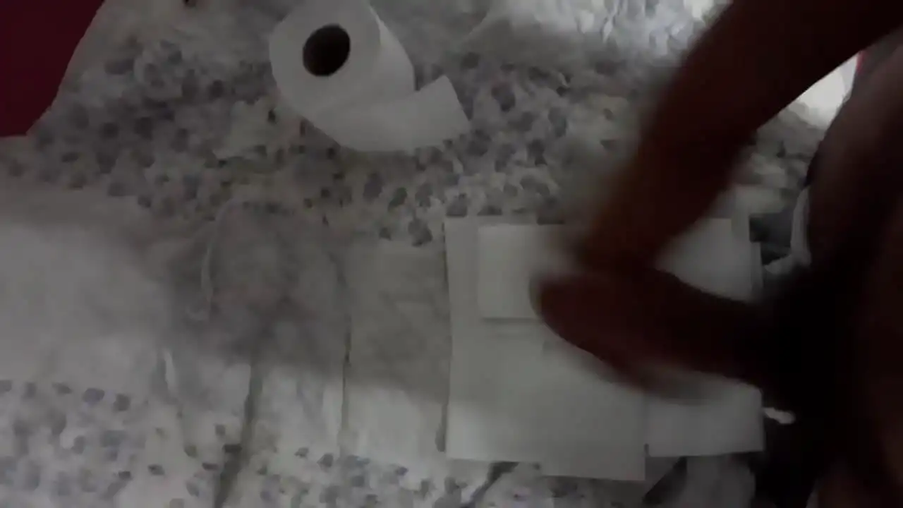 Squirting on some paper haha