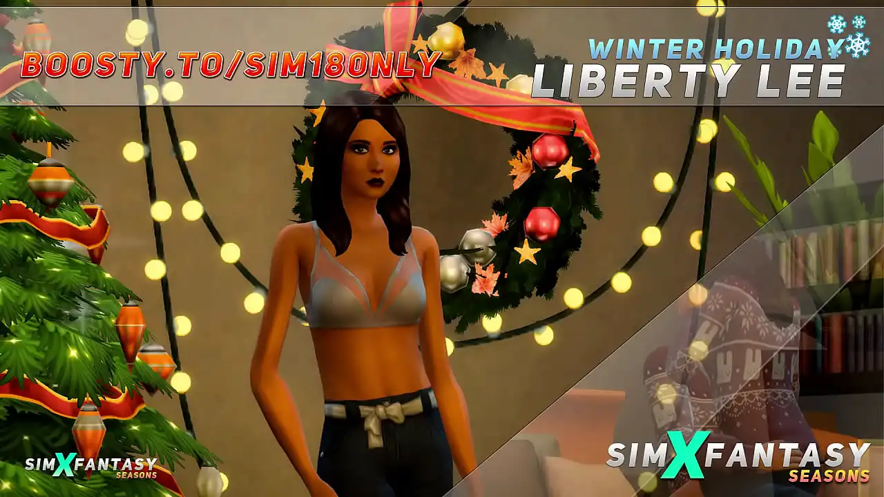 Férias de inverno - Liberty Lee - The Sims 4