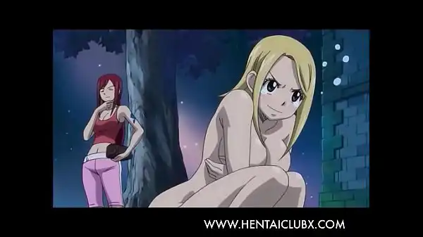 serviço de fãs de meninas Fairy Tail ova 1 2 Momentos engraçados