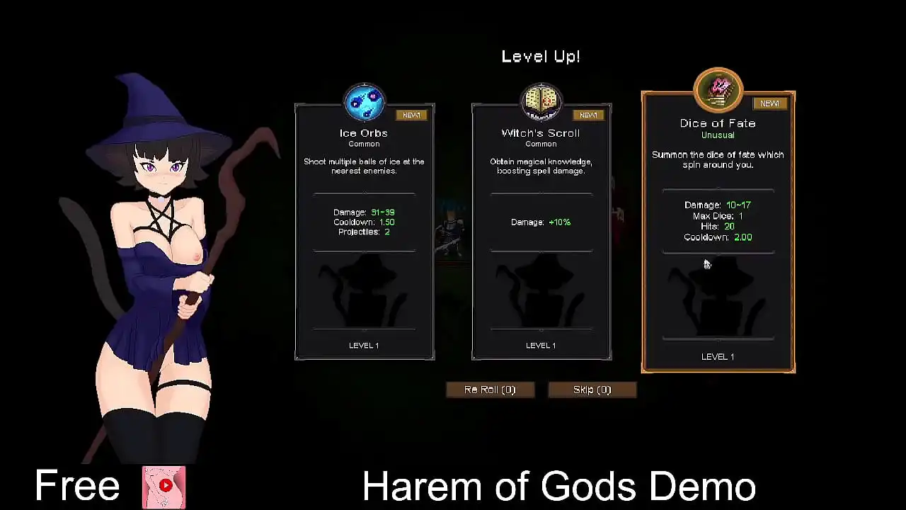 Demonstração do Harem of Gods