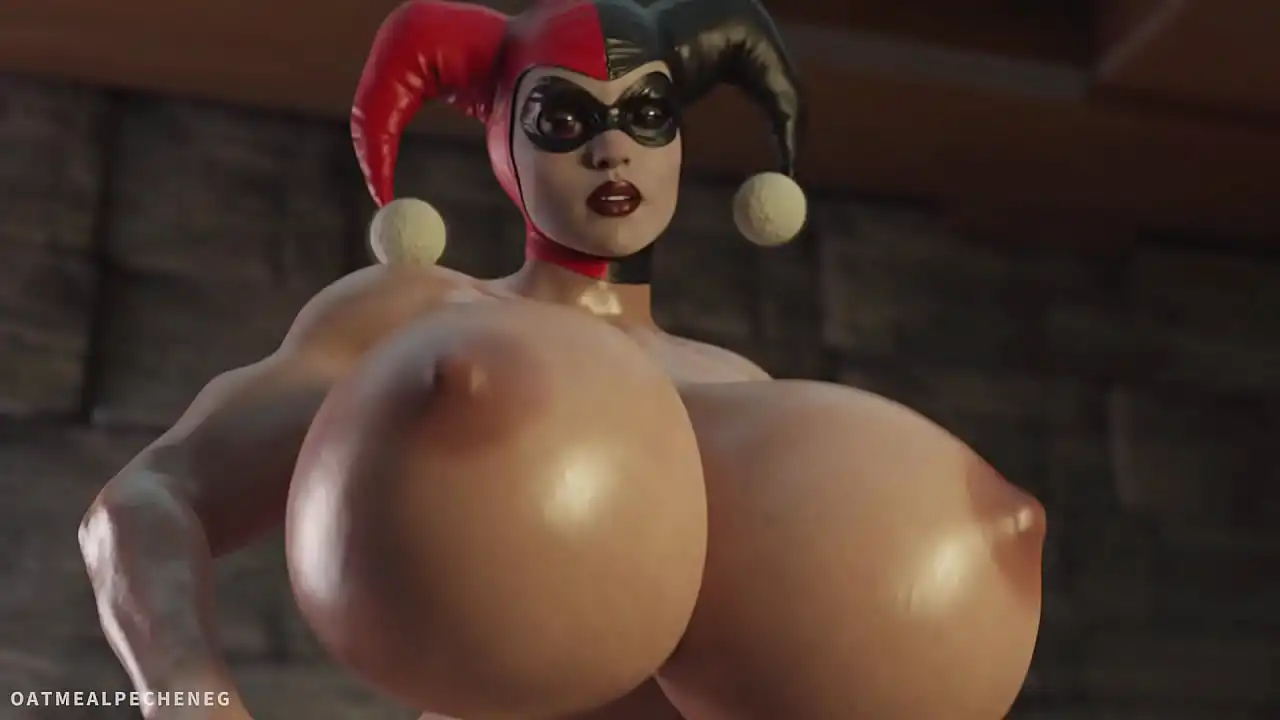 Harley Quinn fodida com creampie