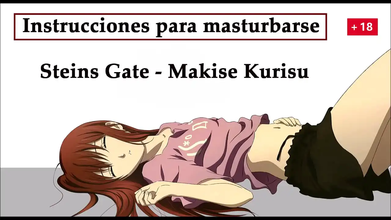 JOI hentai em espanhol com Kurisu de Steins Gate, uma experiência especial.