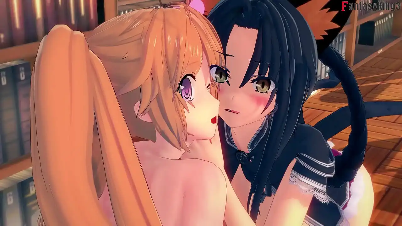 Kuroka e Irina Sexo Lésbico | HS DXD NTR Madness 6 | Completo e POV em Sheer e PTRN: Fantasyking3