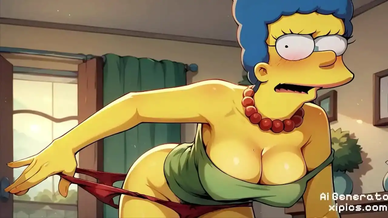 Compilação de imagens pornôs / hentai NSFW de Marge Simpsons Ai #3