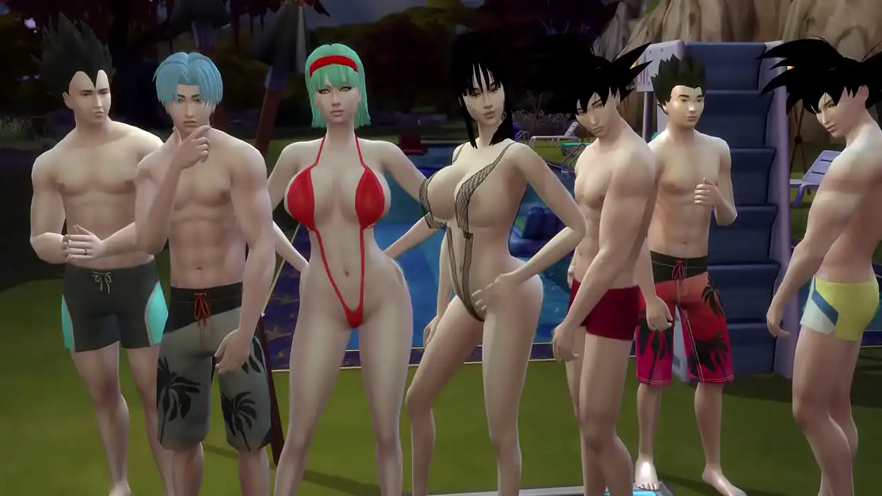 Milk Mother and Wife Epi 3 Pool Party Moms fodidas por seus filhos Mãe e filhos pervertidos trocam esposas Vadias infiéis Ntr Gangbang Ass Fucked Hentai