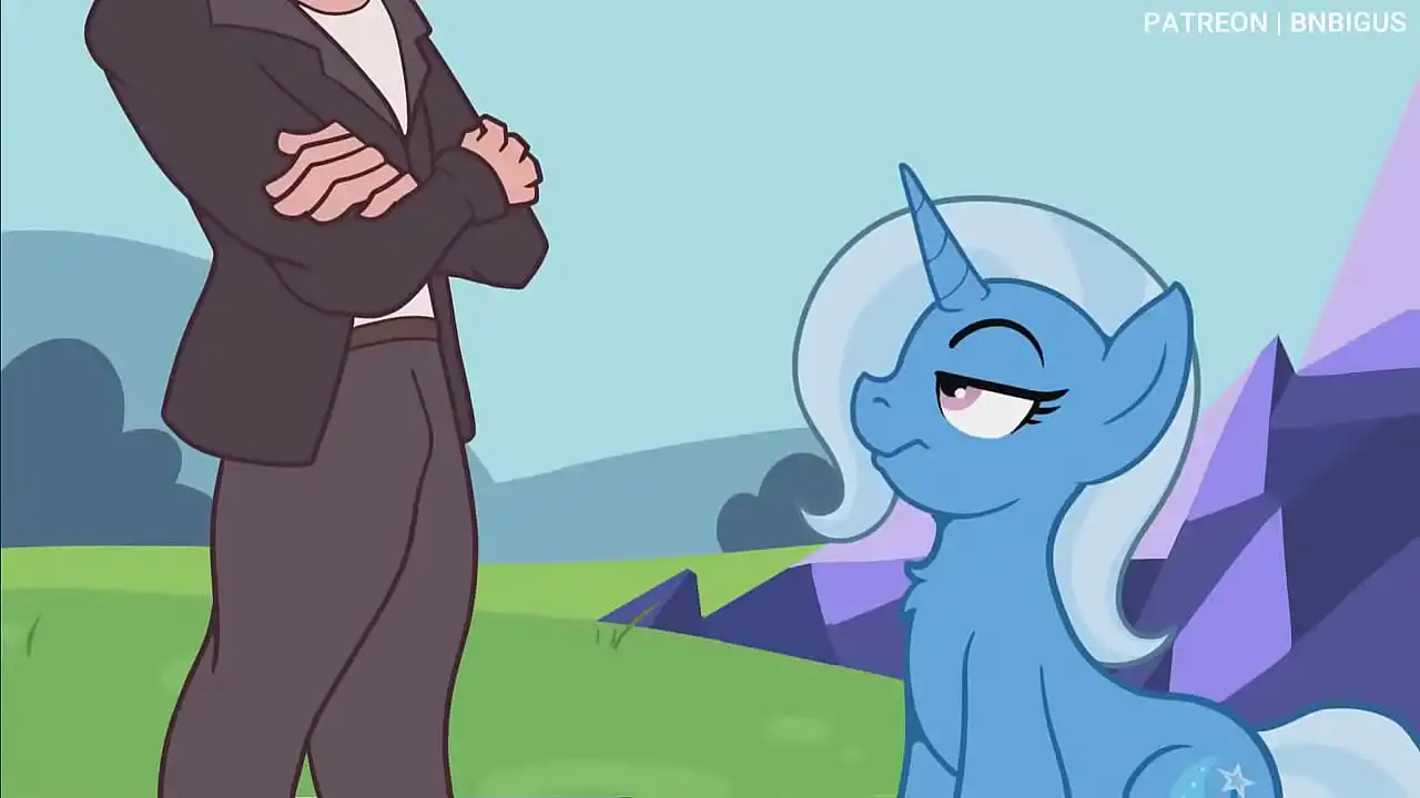 Mlp- Trixie chupa pau por pedaços