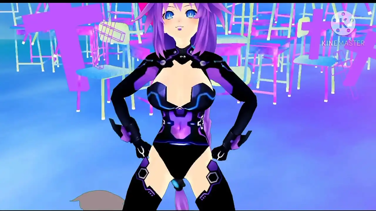 [MMD] Bubble Butt - Purple Neptunia