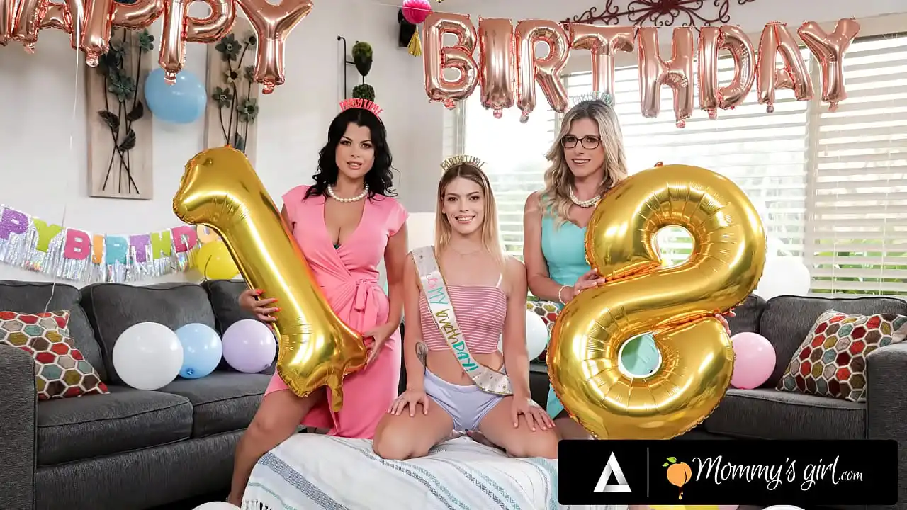 mommysgirl cory chase dá uma festa de aniversário inesquecível de 18 anos