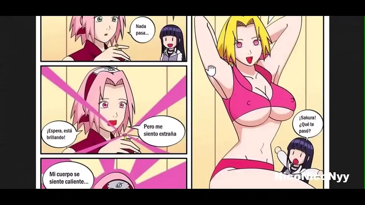 Naruto nunca pensou que iria foder essas lindas garotas com peitos grandes