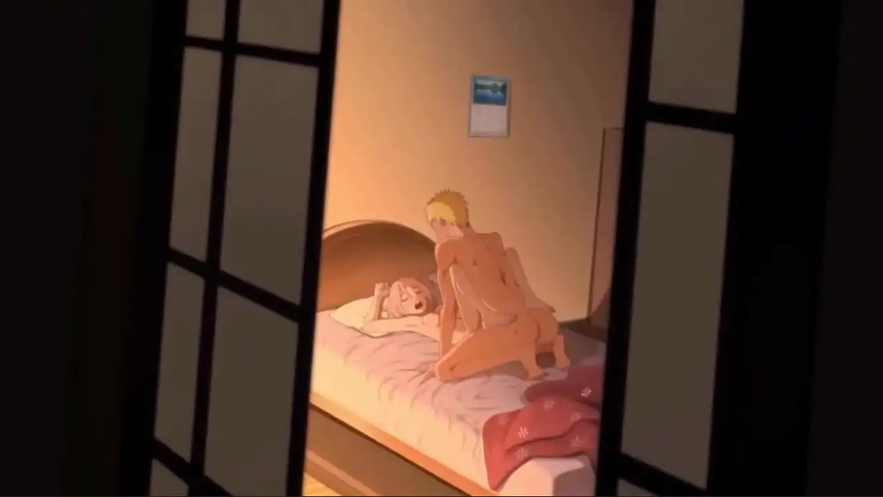 Naruto visitou Sakura e terminou com um sexo e apaixonado - animação sem censura