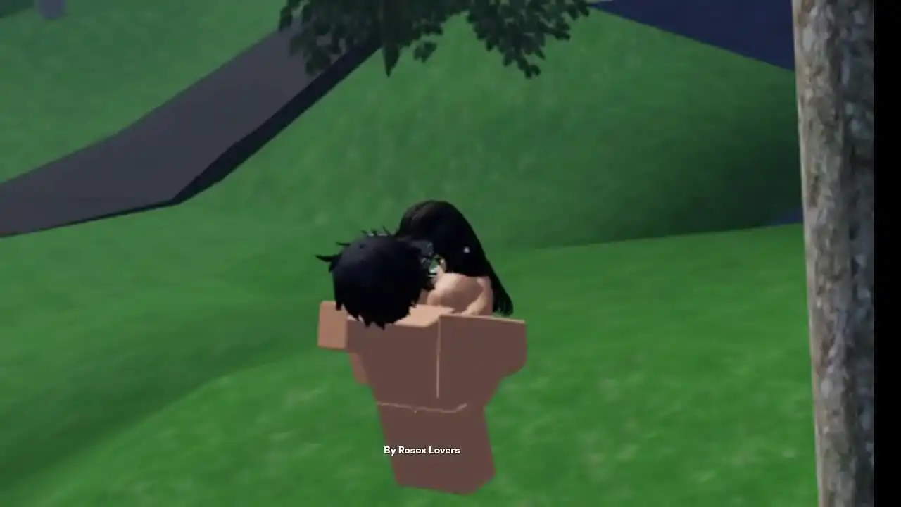 Casal Roblox transando em uma floresta pública! [Sexo no condomínio Roblox] [Yerik x garota]