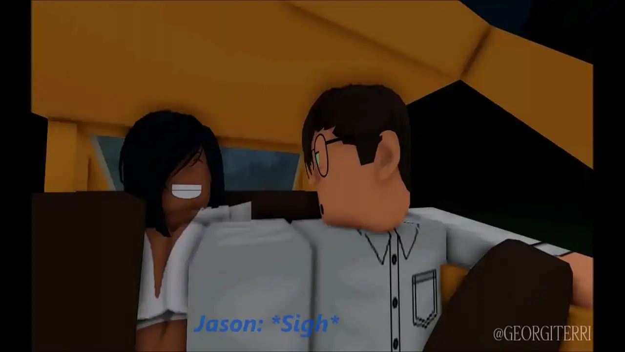 Roblox RR34 Animation Passeio de táxi grátis: “Jason e Elisabeth”