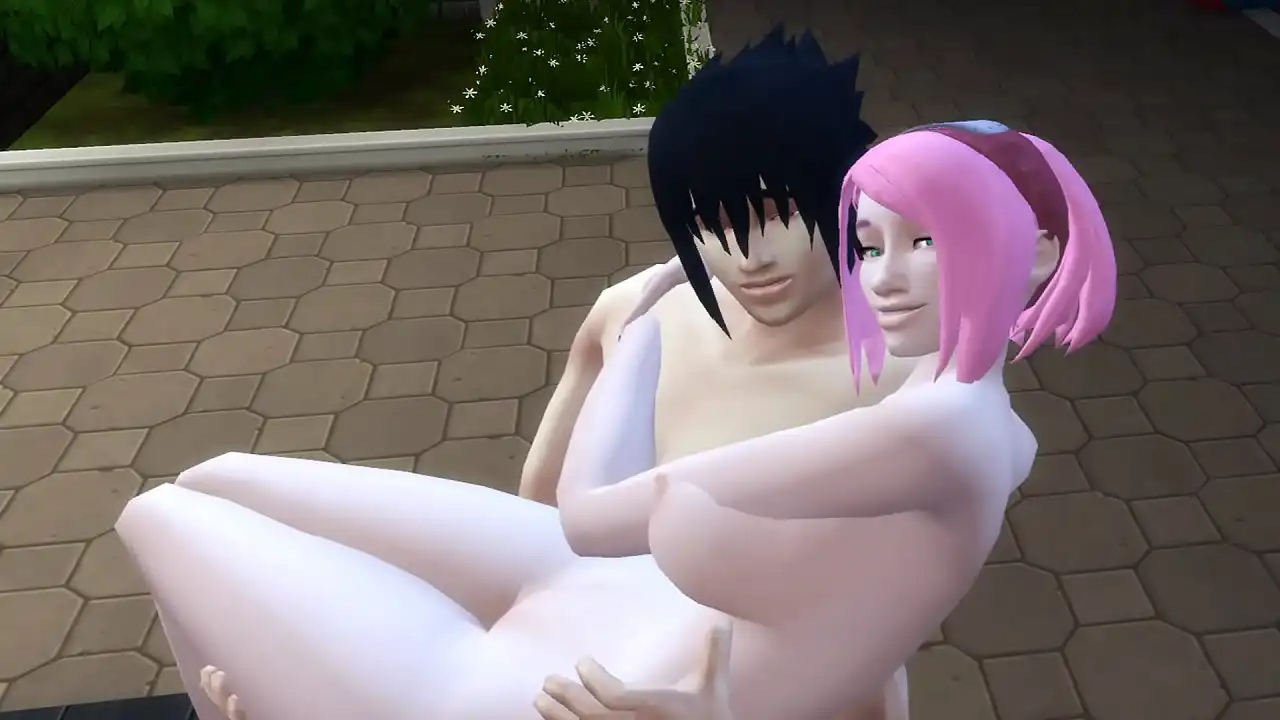 Sasuke e Sakura Dia Romântico Sexo em Público Naruto Porn