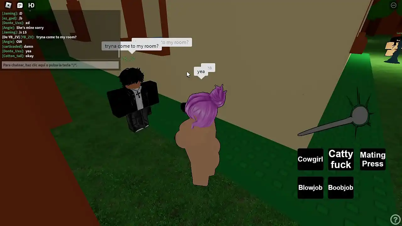 Sexo no jogo de condomínio ROBLOX