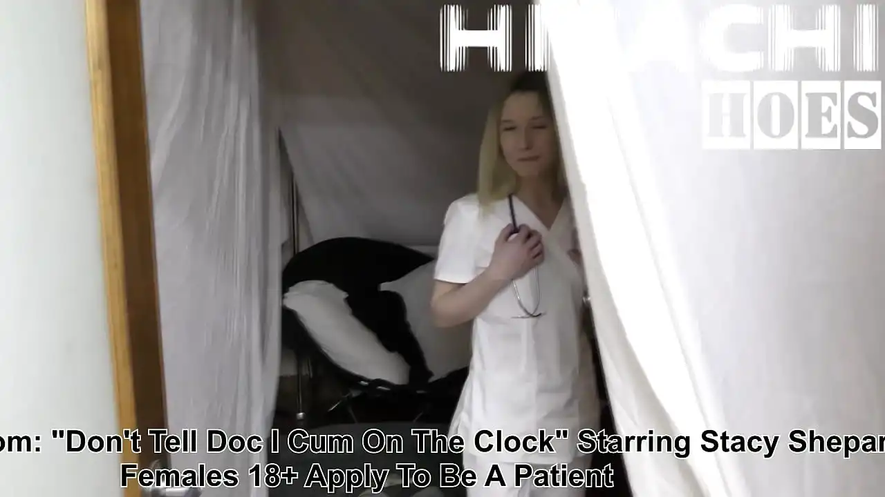 SFW NonNude BTS de Dont Tell Doc I Cum on The Clock, Set-up e Bloopers de Stacy Shepard, assista ao filme na HitachiHoes