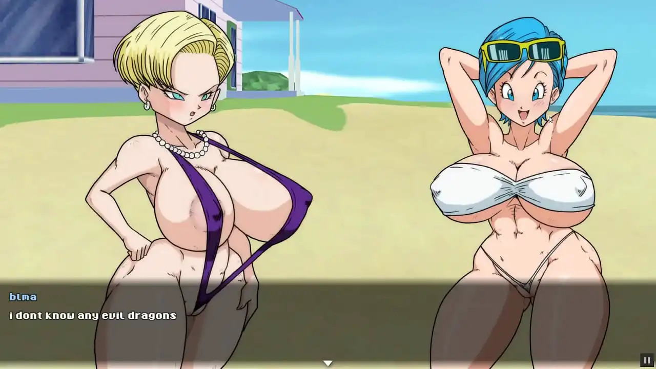 super slut z tournament 2 [dragon ball hentai game parody] ep2 android 18 luta sexual contra seu doppleganger