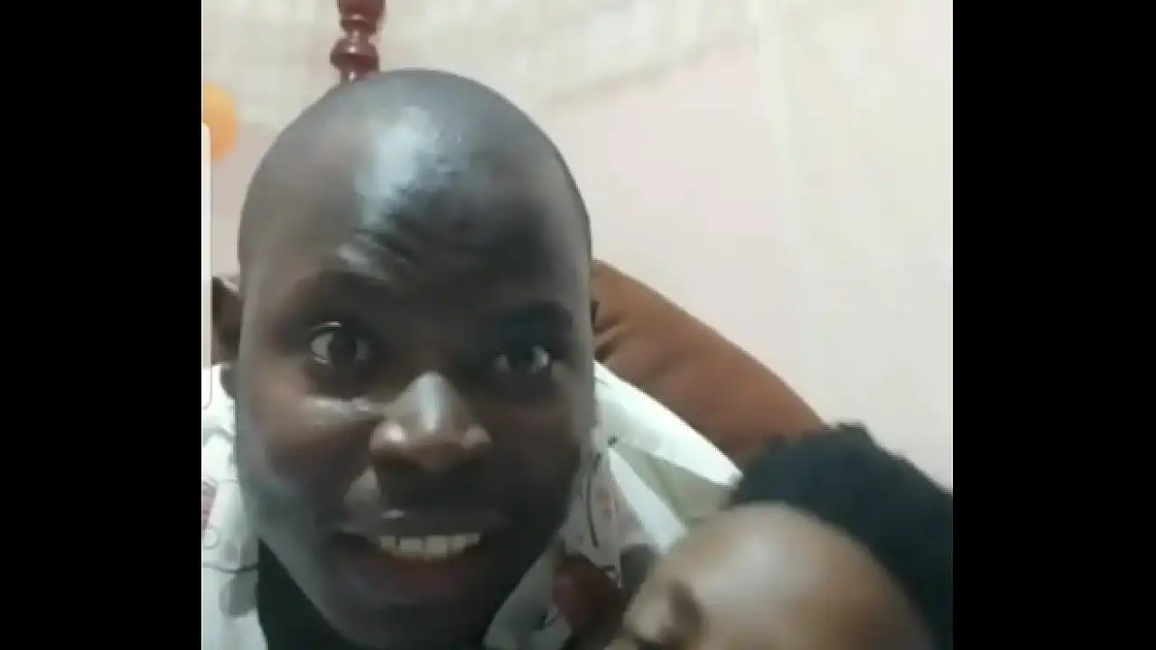 Ugandan Munyankole on a tiktok live Fucked by young Brothers horny friend