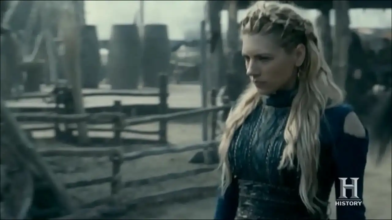 scripted Vikings S5 lagertha Cena de sexo