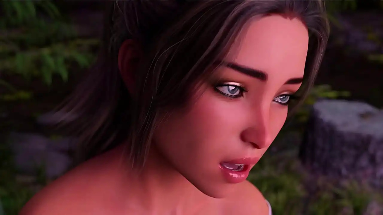 Caminhada com a namorada primeiro beijo [GAME PORN STORY] # 3